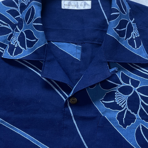 ハンドメイド　浴衣　リメイク　和室　青色椅子③ ハンドメイド 浴衣 リメイク 和室 青色椅子③ ハンドメイド 浴衣