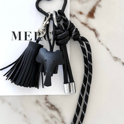 昭南ベンズツタ＆フラワースタッズベルト ブラック その他ファッション