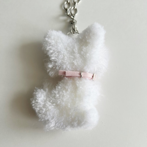 チワワ（ホワイト）名入れバッグチャーム おもちゃ・ペット小物 Chanco