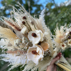 ドライフラワースワッグ ドライフラワーブーケ バンクシアスワッグ