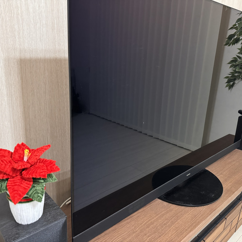 モールフラワー ポインセチア鉢植え ハンドメイド クリスマス 祝福 高