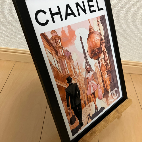 オマージュアートインテリアポスター＃439☆パリ・ハンドメイド