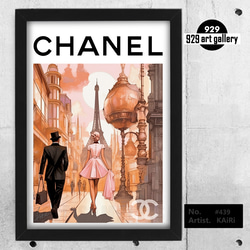 オマージュアートインテリアポスター＃439☆パリ・ハンドメイド