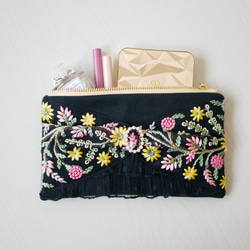 mgmama♡様 オーダーページ ✩ お出かけポーチ オーバータッシェ Ober Tashe サンリオさがら刺繍ポーチ