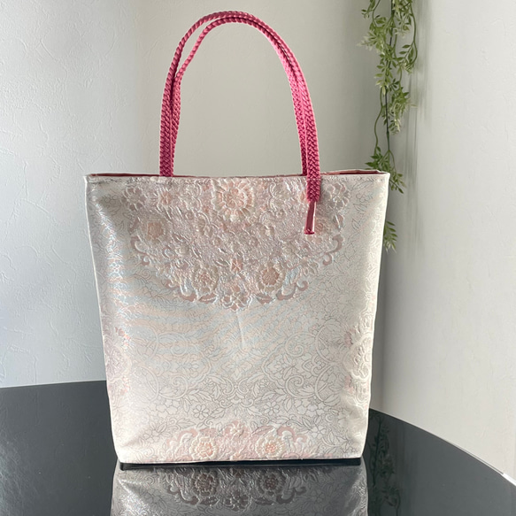 さくら 帯リメイクバック 帯リメイクバッグ 桜さくら Mサイズ 和装バッグ 帯バッグ トート