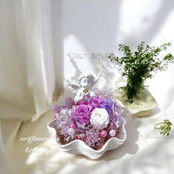 アーティフィシャルフラワー 造花 フラワーギフト 籐バスケット かご