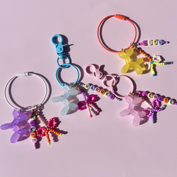 人気色再入荷！》自由に組み合わせられるストラップ・キーホルダー