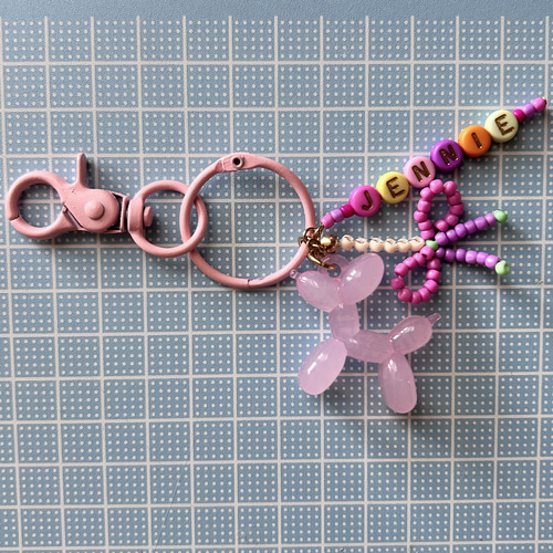 濃いピンク再入荷！》組み合わせて作る！バルーンドッグが可愛い
