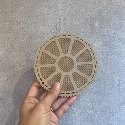 ビカクシダ　着生板　丸型　約φ120mm 3枚セット 3枚目の画像