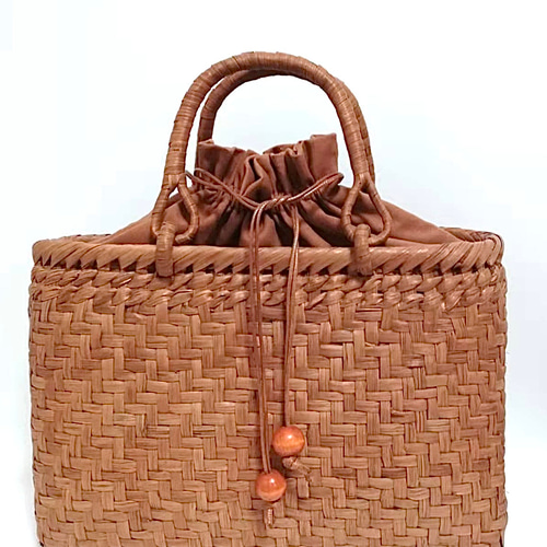 山葡萄バッグ横長網代 山葡萄バッグ横長網代 かごバッグ 山葡萄バッグ魅力 通販 19571955