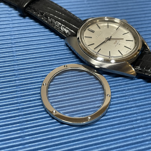 キングセイコー 45GS 45KS シースルーバック 丸溝タイプ スケルトン