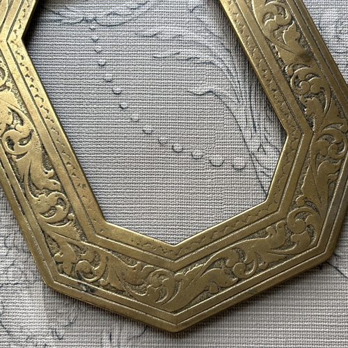 フランスアンティーク ブラス製 フレーム 額 真鍮 インテリア