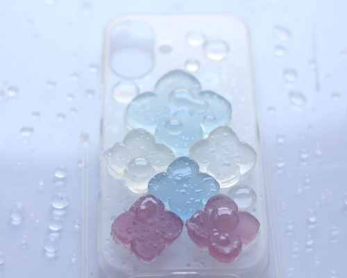 花陽のスマホケース Lilac スマホケース キンモクセイ/紫陽花 | Coeur