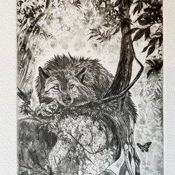 ミズテツオ 銅版画 顔シリーズ ミズテツオ 銅版画 顔シリーズ