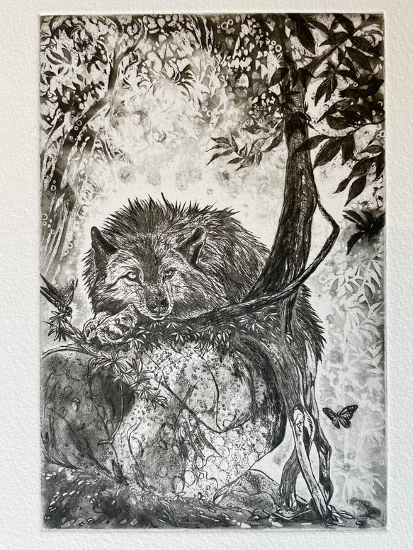 馬場かしお　銅版画 馬場かしお 銅版画