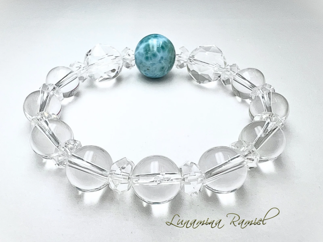 お守りブレスレットプラスラリマー1