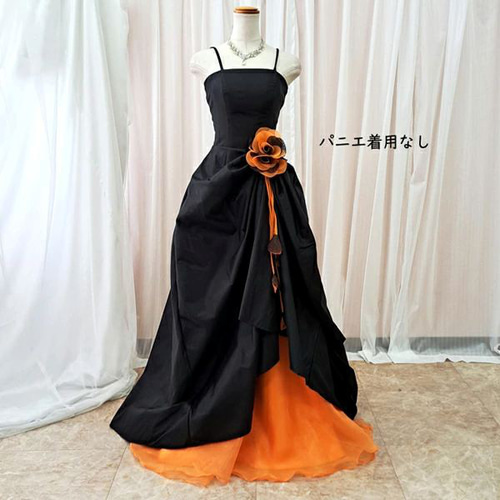 カラードレス 7号9号11号 (ブラック×ブルー ブラック×オレンジ)演奏会