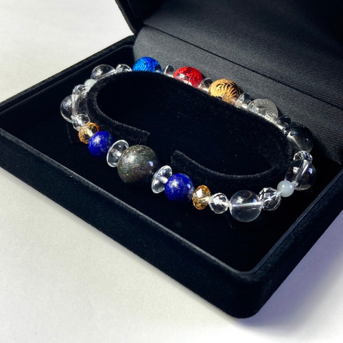 龍神とチョウピラコ宿る！人生が激変！大好転ブレスレット 九頭龍大神と五色龍の最上位ブレスレット・戸隠山御神水浄化】大玉高