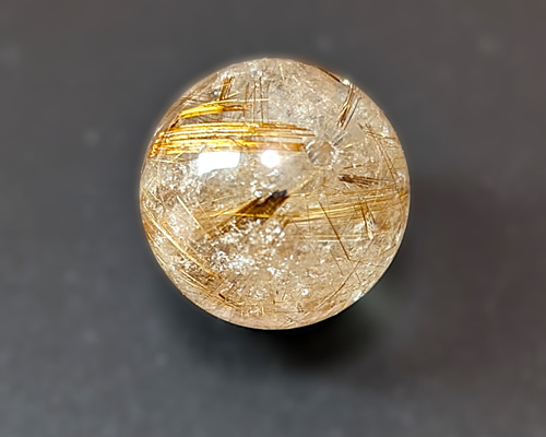 タイガールチルクォーツ 16ミリ 1粒売り 虎目金針水晶 エナジー