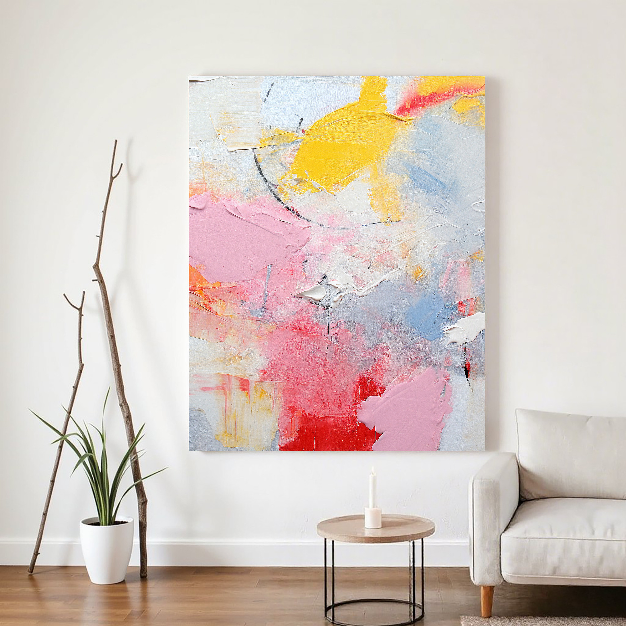 KARE 120x90cm DESIGN 抽象油彩画