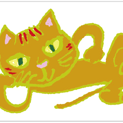 にゃーにゃの逆襲　ポストカード猫７枚セット 5枚目の画像