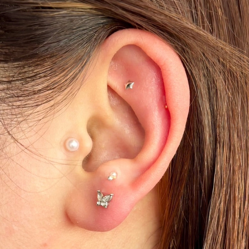 耳つぼジュエリー☆mixデザイン イヤリング・ノンホールピアス Mimi