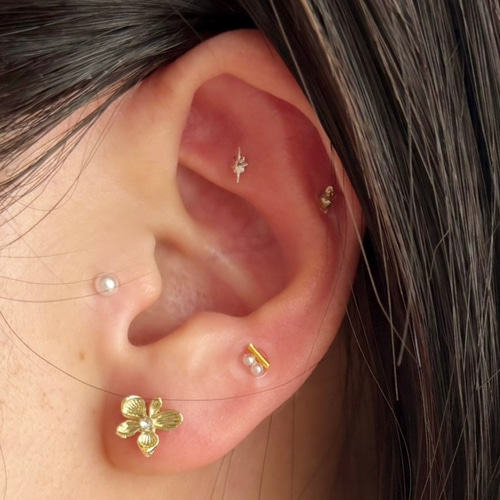 耳つぼジュエリー☆mixデザイン イヤリング・ノンホールピアス Mimi