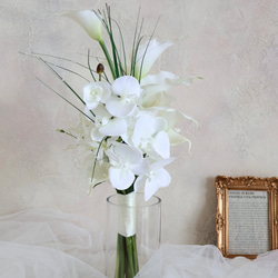 大人気！芍薬(ピオニー)ブーケ／エレガントブーケ／ホワイトブーケ