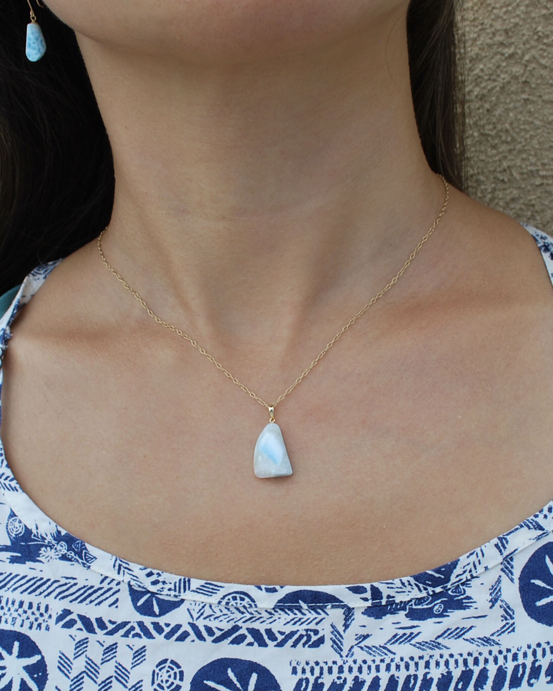 K10 ラリマー ネックレス