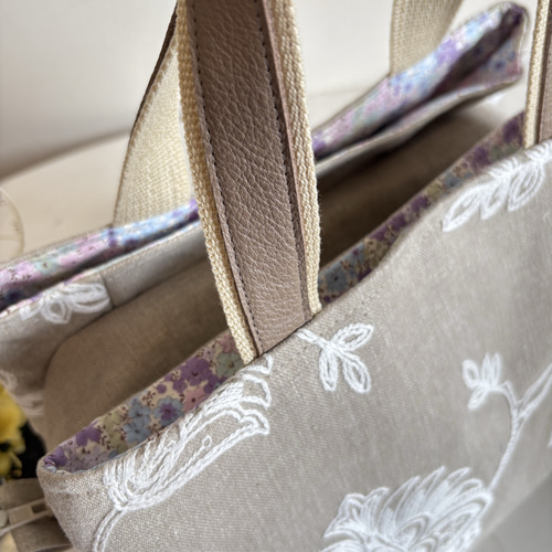 ツイントートバック インポート刺繍 2 トートバッグ tumugi 通販