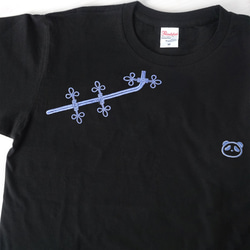 チャイナ風の刺繍Tシャツ 2枚目の画像