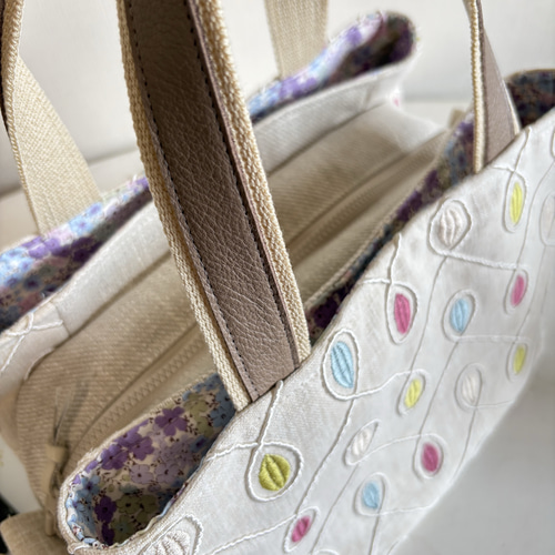 ツイントートバック インポート刺繍1 トートバッグ tumugi 通販