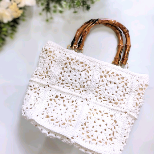 Kilim ARTS バンブーハンドル バッグ Kilim ARTS バンブーハンドル バッグ