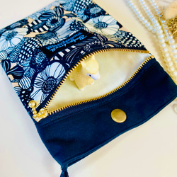 ＊スマホショルダー＊スマホポーチ＊コサッシュ＊北欧風＊花柄 4枚目の画像