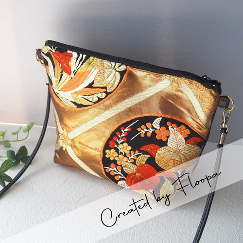 【オーダー品】着物 帯 帯締め リメイク ハンドメイド ショルダーバッグ 西陣 オーダー品】着物 帯 帯締め リメイク ハンドメイド ショルダー