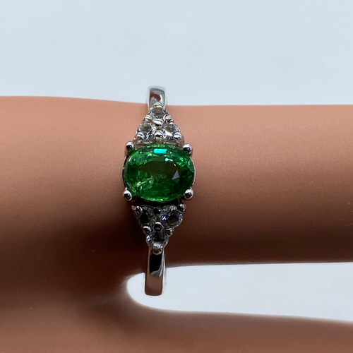 専用TASAKI ツァポライト リング グリーングロッシュラー