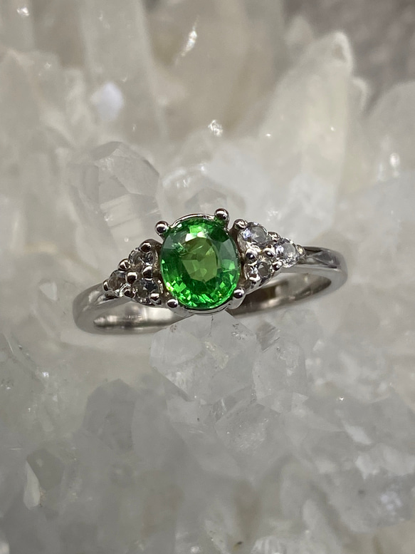 ☆SO☆ツァボライト（グリーンガーネット 0.81ct）のリング 指輪