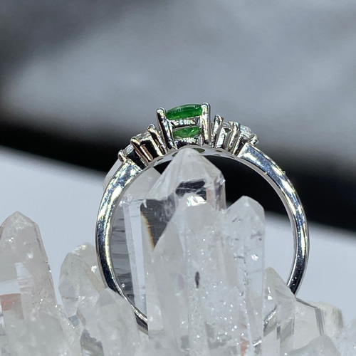 ☆SO☆ツァボライト（グリーンガーネット 0.81ct）のリング 指輪