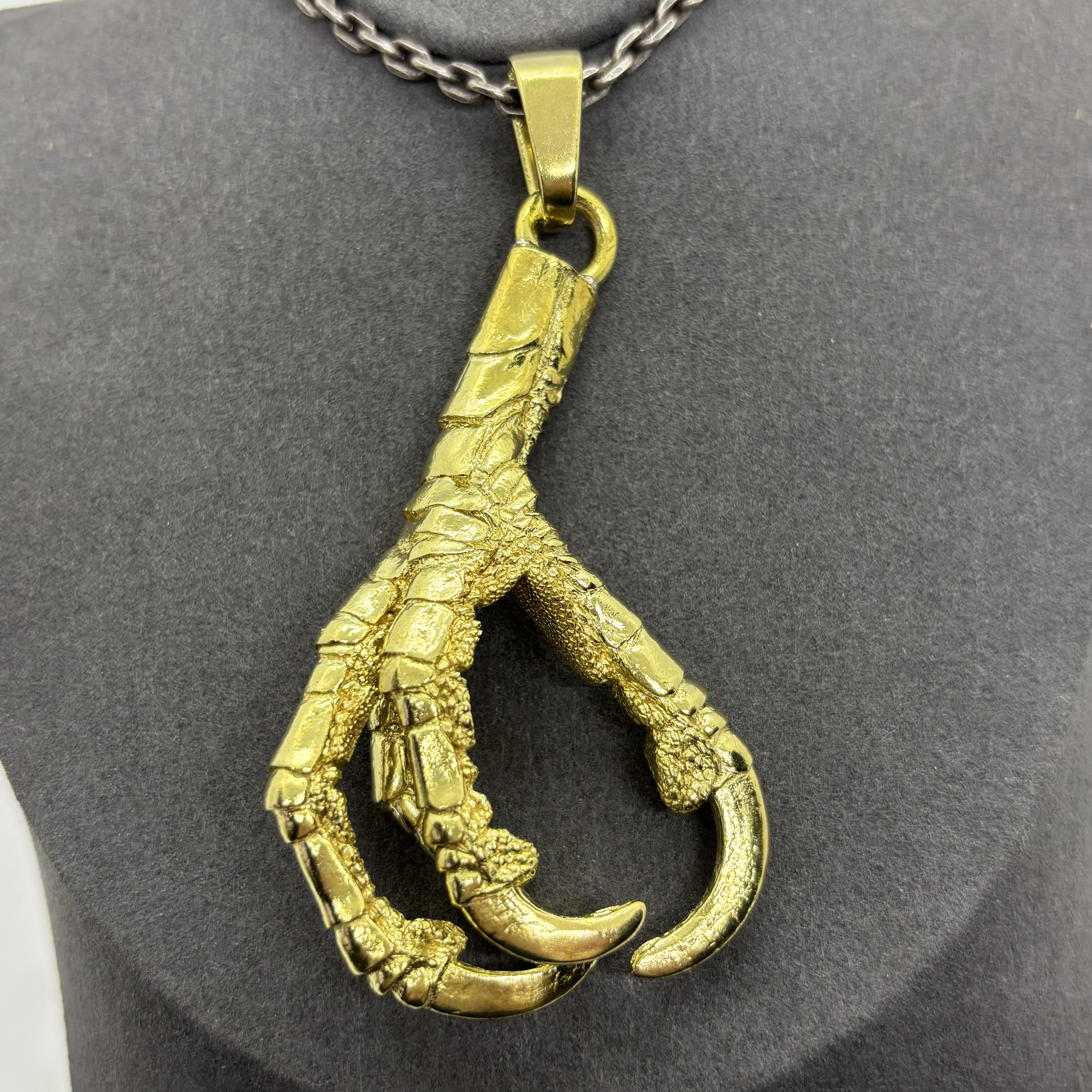 Raven レイブン カラスの足 真鍮(ペンダントトップ)シルバーアクセサリー