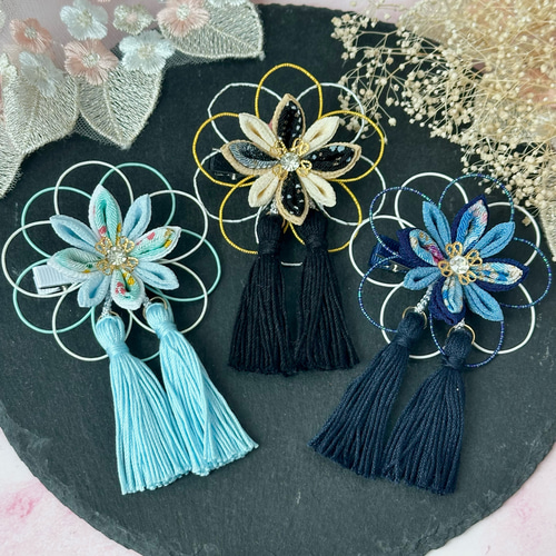 ❁男の子向け❁ベビー袴 袴飾り 髪飾りヘアバンド ＊端午の節句