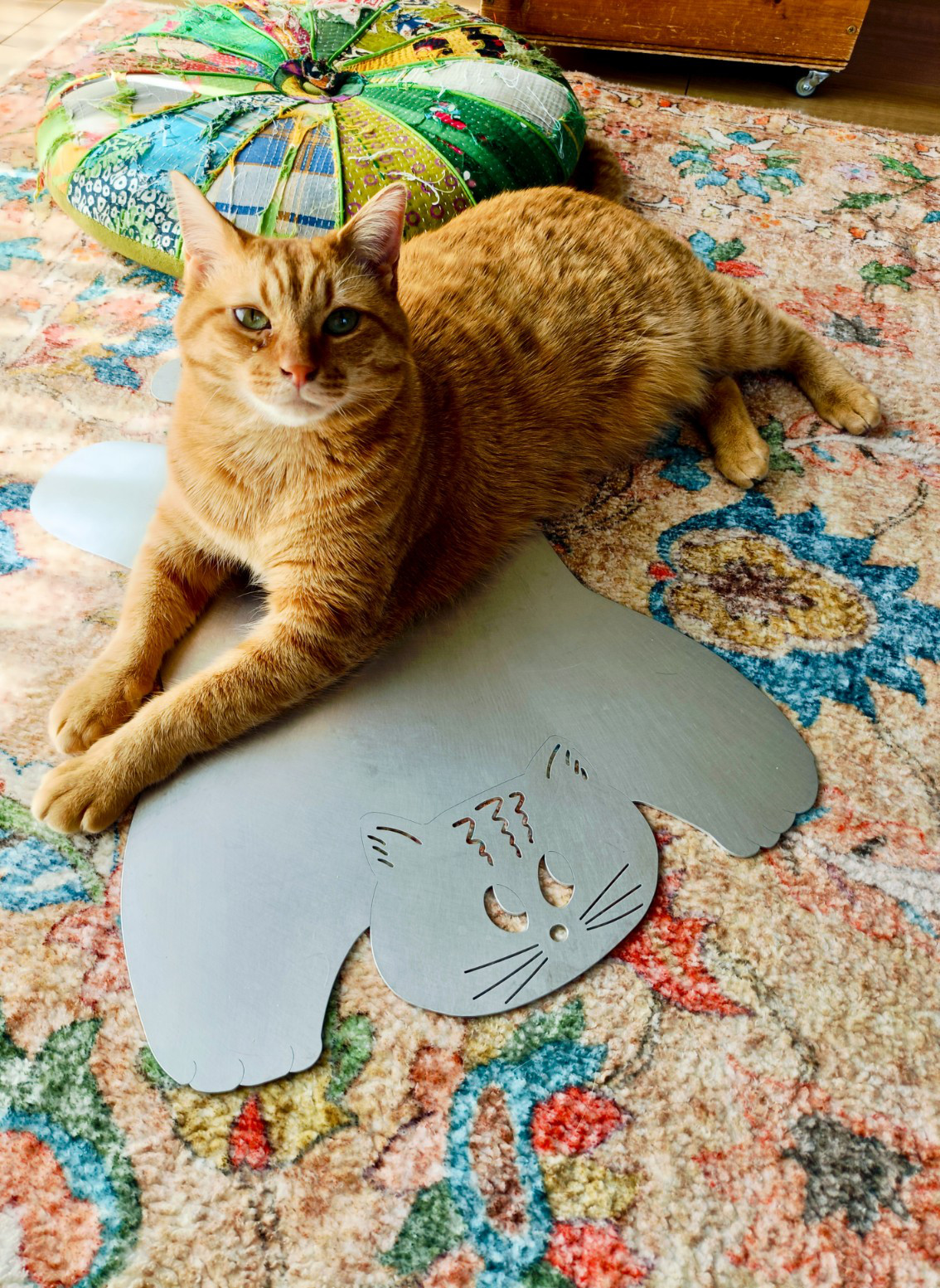 【受注生産】猫型アルミプレート