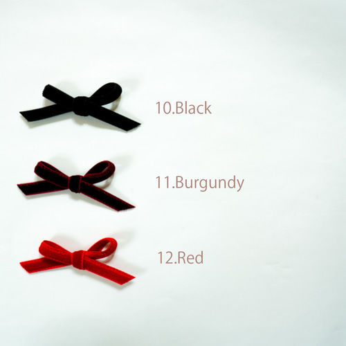 再出品【ベルベットリボン①】ベビーヘアクリップ　キッズヘアクリップ　ヘアゴム ベルベットリボン クリップ キッズヘアクリップ ベビーヘアクリップ
