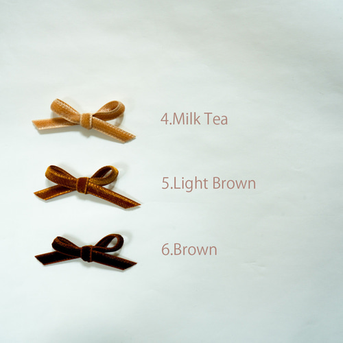 ベルベットリボン クリップ キッズヘアクリップ ベビーヘアクリップ