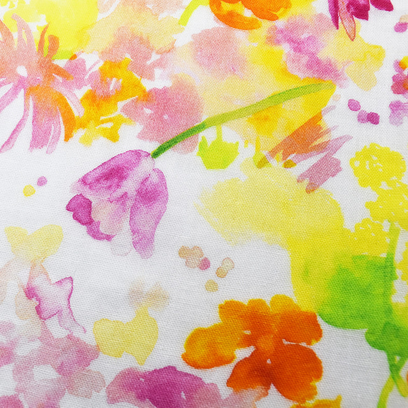 kuuki　Wガーゼハンカチ（flower） 4枚目の画像