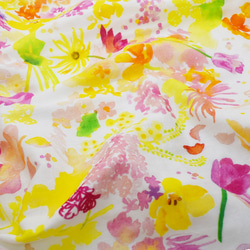 kuuki　Wガーゼハンカチ（flower） 5枚目の画像