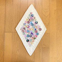 オレンジピール　パッチワークキルト　タペストリー パッチワークキルト オレンジピール - メルカリ