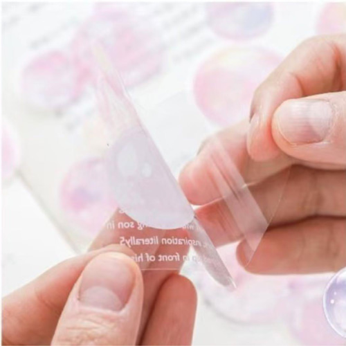 コラージュ素材 PET 水彩 バブル ステッカー おすそ分け まとめ売り180