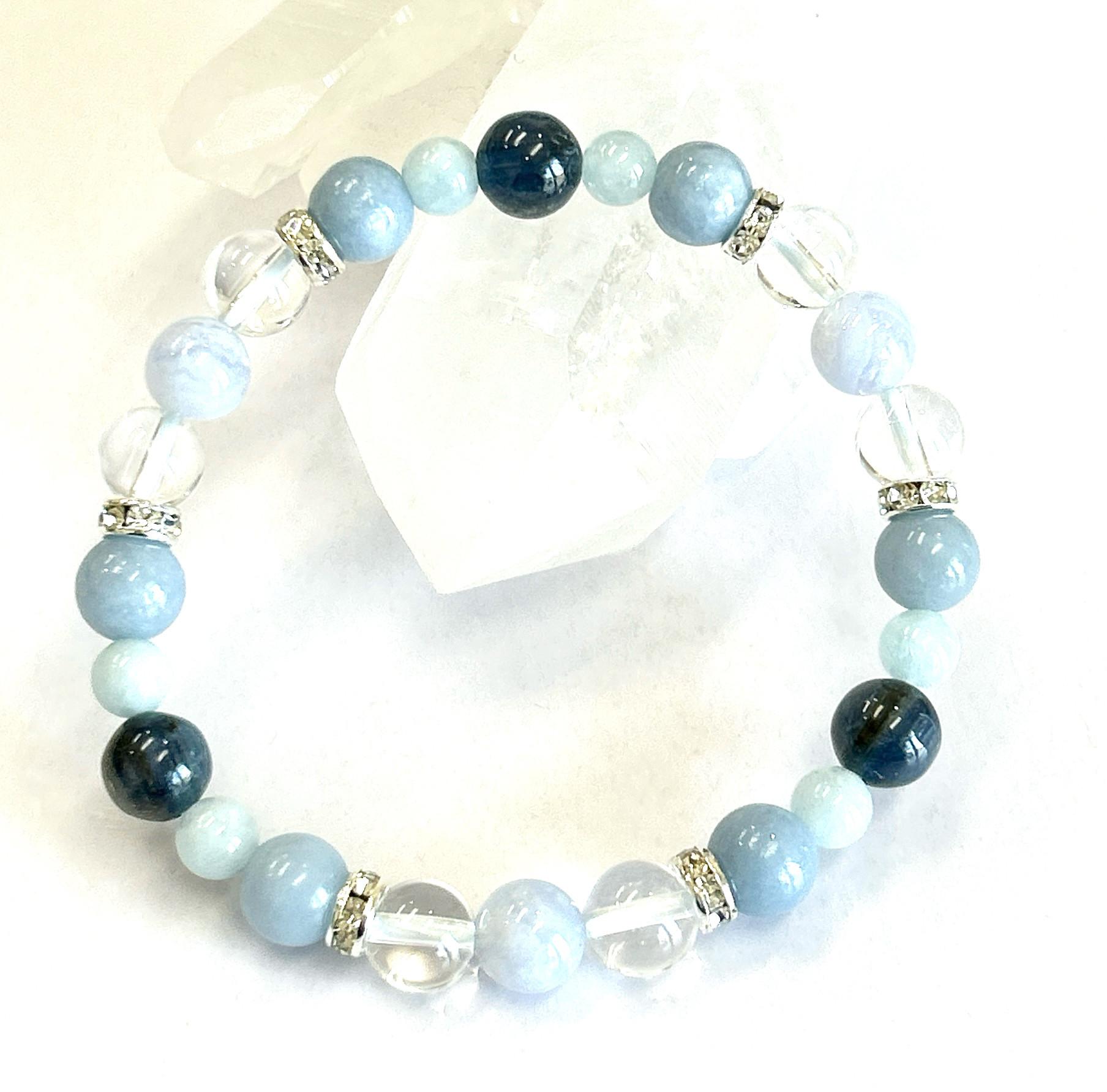 【豊かな人間関係♪】素敵な出会いを♪第5チャクラストーン♪第5チャクラカラー♪オリジナル♪送料無料♪