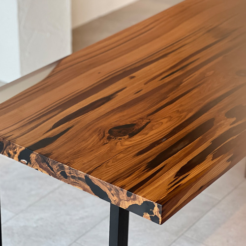 古代杉 ダイニングレジンテーブル 一枚板テーブル 1805mm×780mm×730mm
