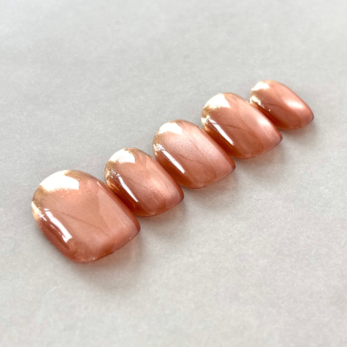 ネイルチップ オーダー ミラー ラインフレンチ マグネット 韓国